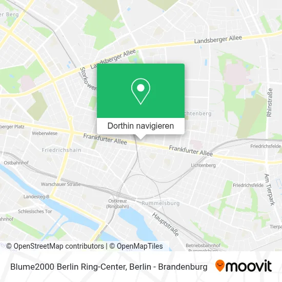 Blume2000 Berlin Ring-Center Karte