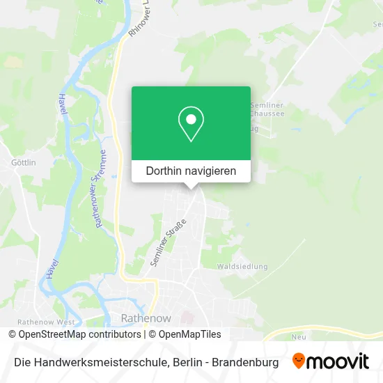 Die Handwerksmeisterschule Karte