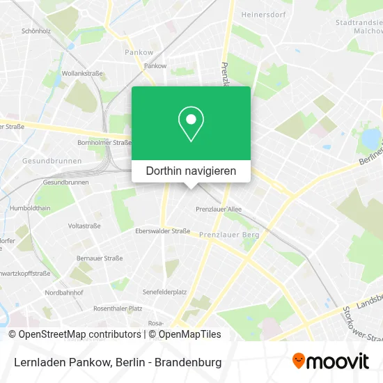 Lernladen Pankow Karte
