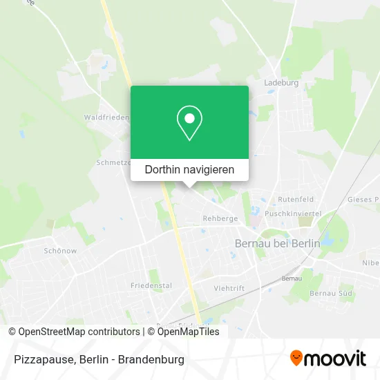 Pizzapause Karte