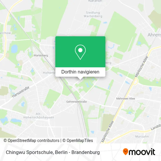 Chingwu Sportschule Karte