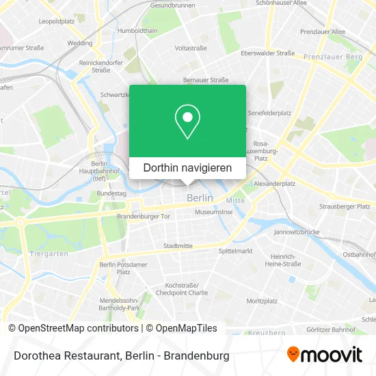Dorothea Restaurant Karte