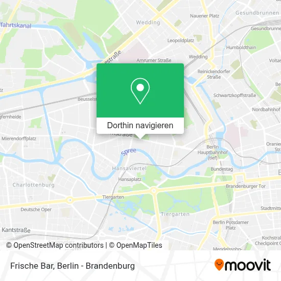 Frische Bar Karte