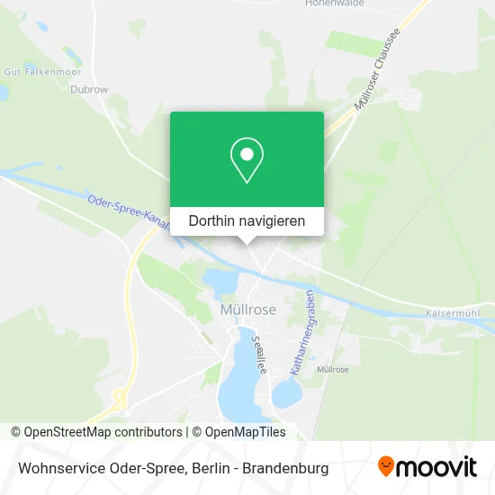 Wohnservice Oder-Spree Karte