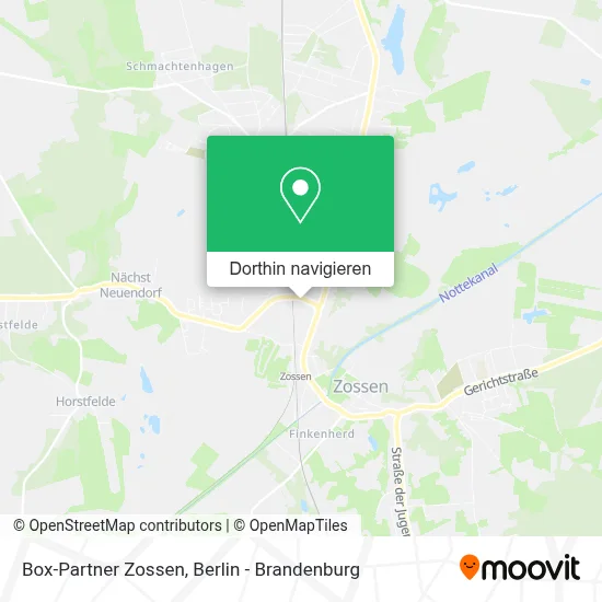 Box-Partner Zossen Karte