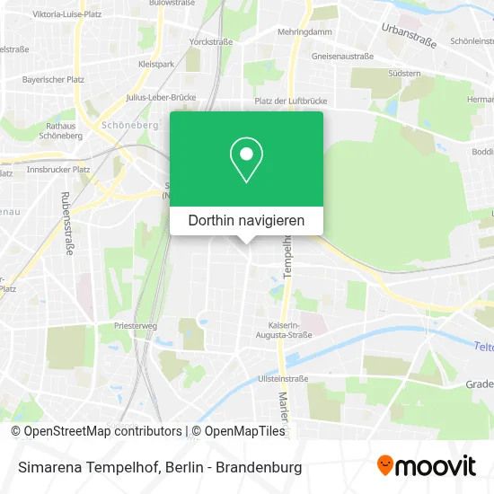Simarena Tempelhof Karte