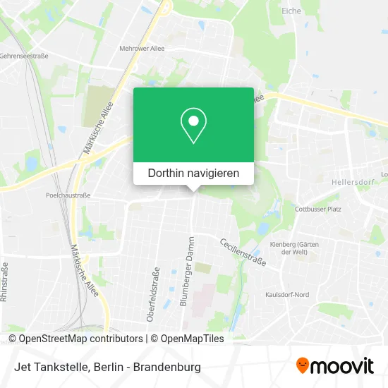 Jet Tankstelle Karte
