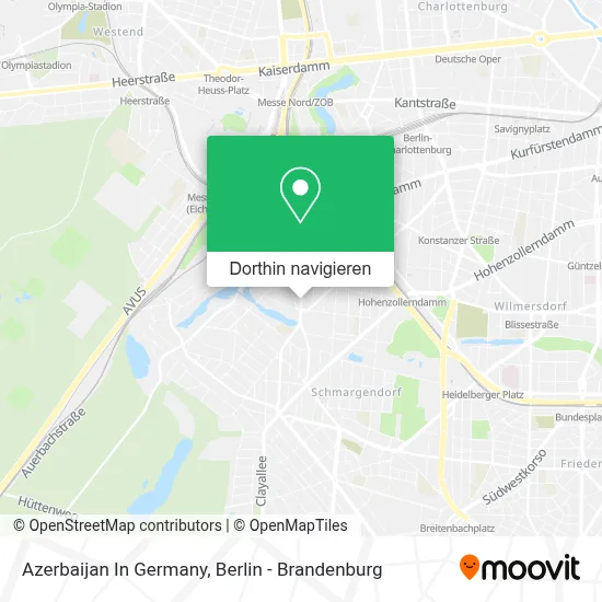 Azerbaijan In Germany Karte