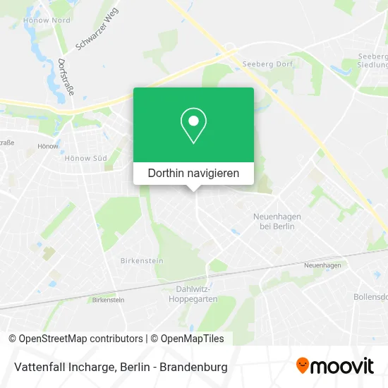 Vattenfall Incharge Karte