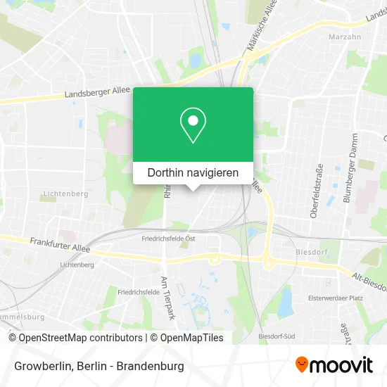 Growberlin Karte
