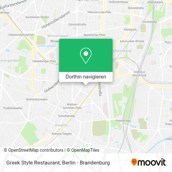 Greek Style Restaurant Karte