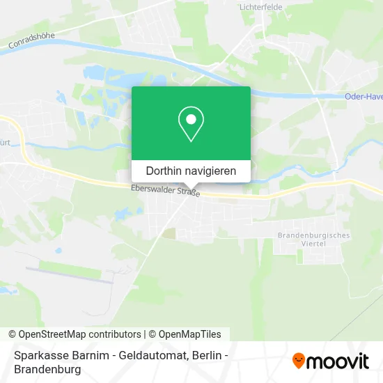 Sparkasse Barnim - Geldautomat Karte