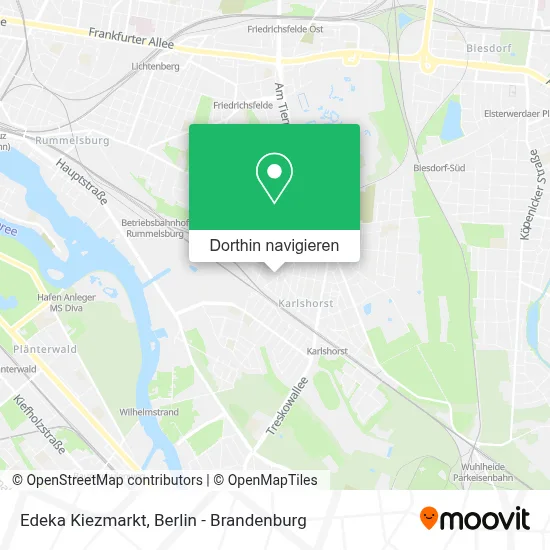 Edeka Kiezmarkt Karte