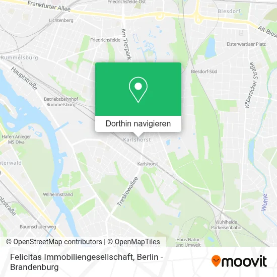 Felicitas Immobiliengesellschaft Karte