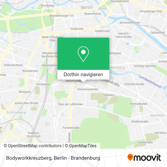 Bodyworkkreuzberg Karte