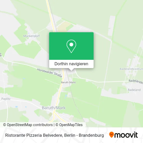 Ristorante Pizzeria Belvedere Karte