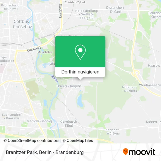 Branitzer Park Karte