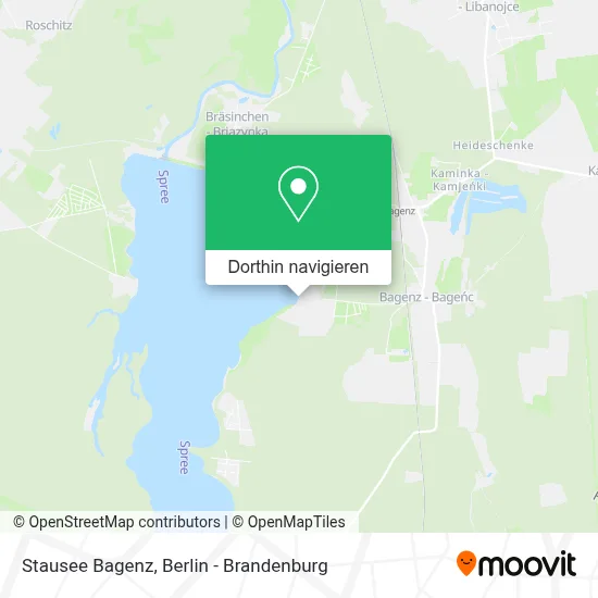 Stausee Bagenz Karte