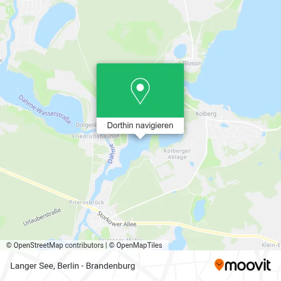 Langer See Karte