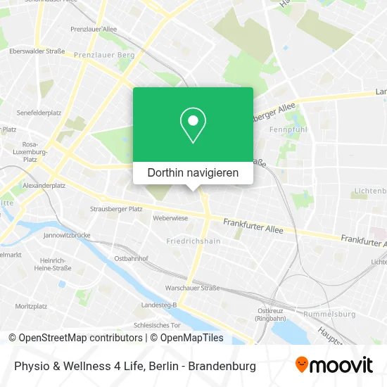 Physio & Wellness 4 Life Karte