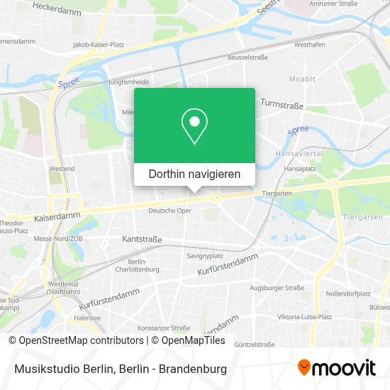 Musikstudio Berlin Karte
