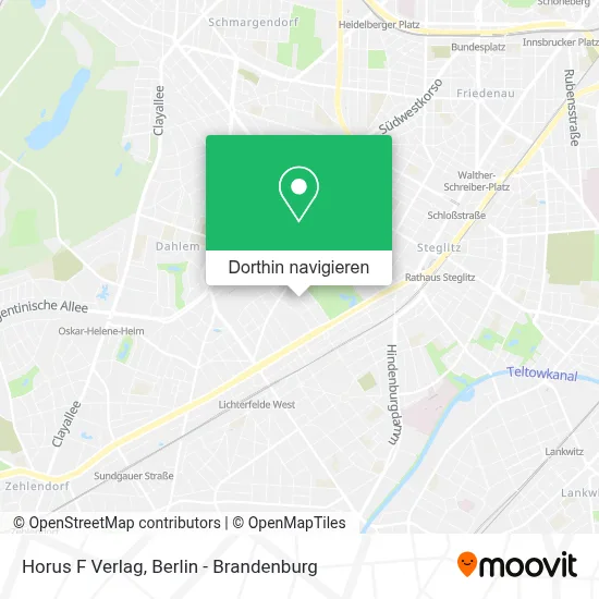 Horus F Verlag Karte