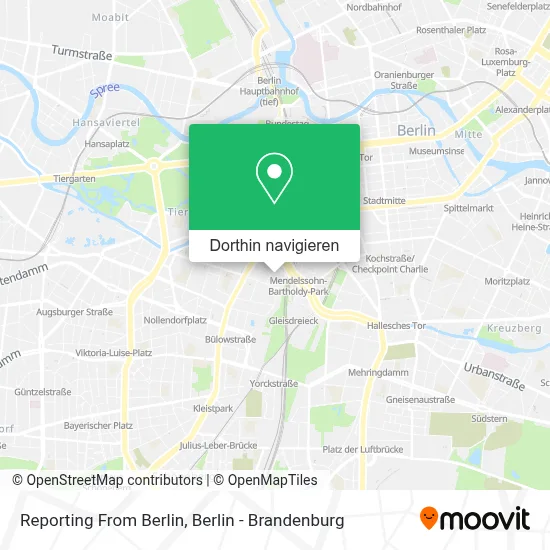 Reporting From Berlin Karte