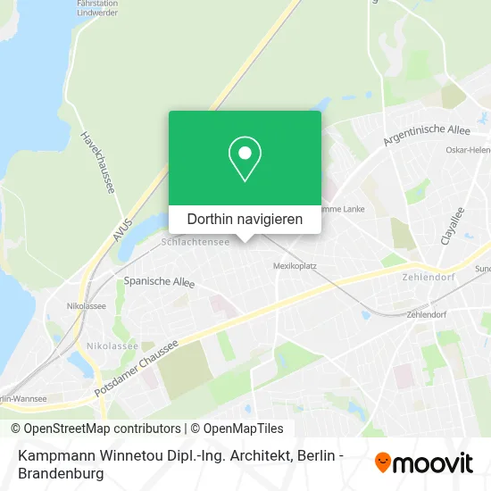 Kampmann Winnetou Dipl.-Ing. Architekt Karte