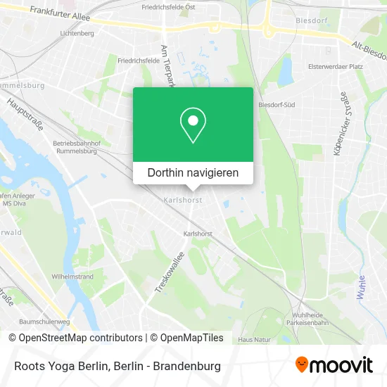 Roots Yoga Berlin Karte