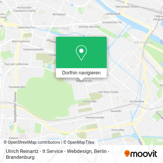Ulrich Reinartz - It Service - Webdesign Karte