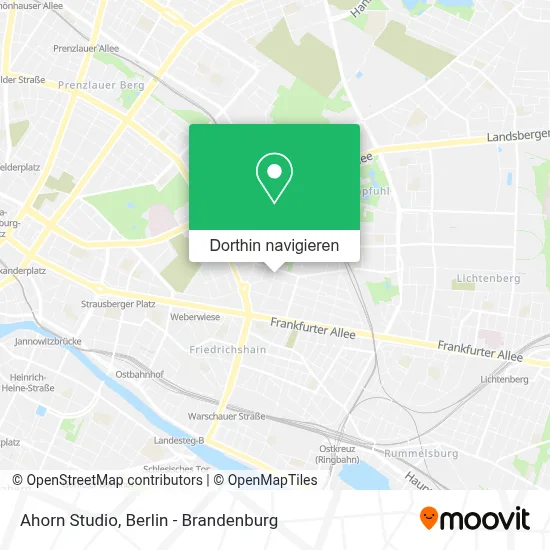 Ahorn Studio Karte