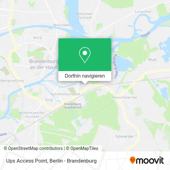 Ups Access Point Karte