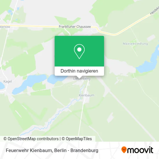 Feuerwehr Kienbaum Karte
