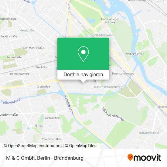 M & C Gmbh Karte