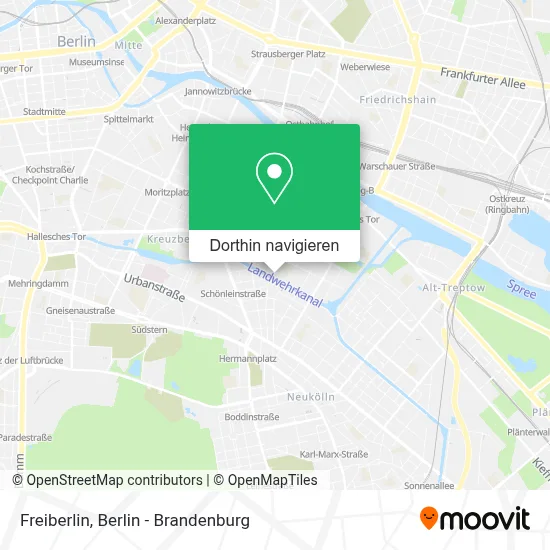 Freiberlin Karte
