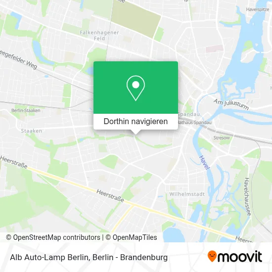 Alb Auto-Lamp Berlin Karte
