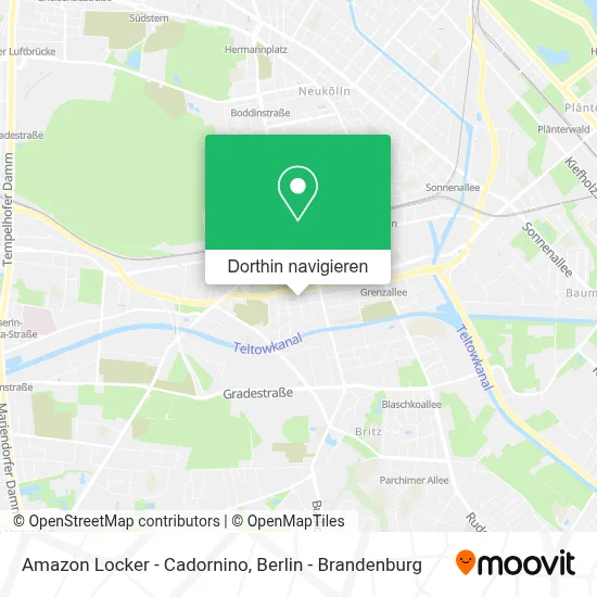 Amazon Locker - Cadornino Karte