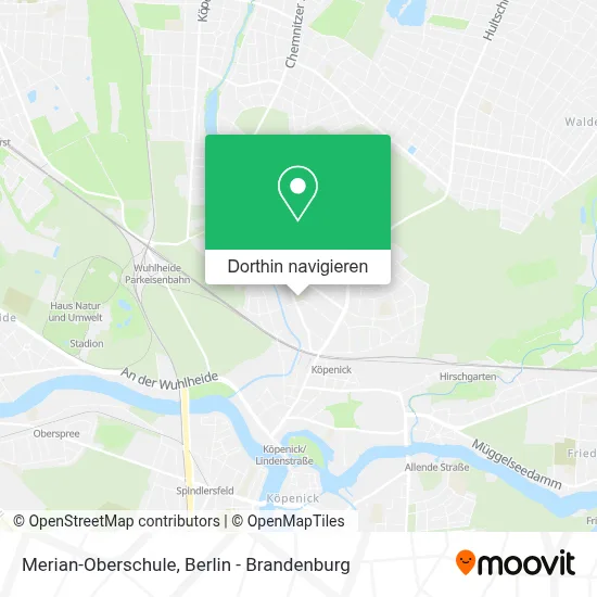 Merian-Oberschule Karte