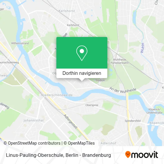 Linus-Pauling-Oberschule Karte