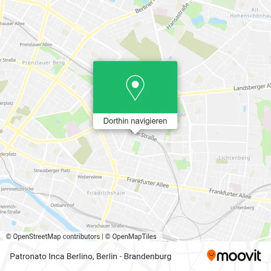 Patronato Inca Berlino Karte