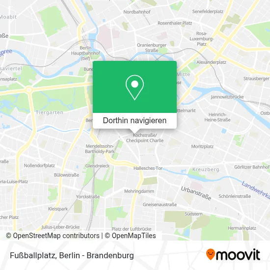 Fußballplatz Karte