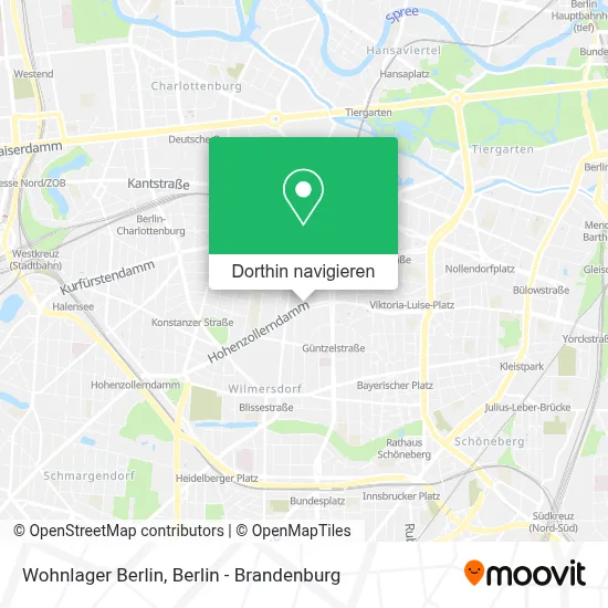 Wohnlager Berlin Karte