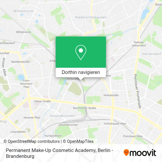 Permanent Make-Up Cosmetic Academy Karte