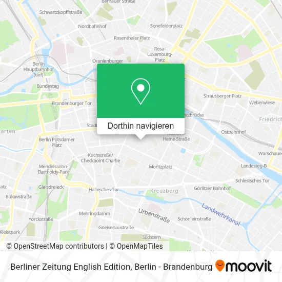 Berliner Zeitung English Edition Karte