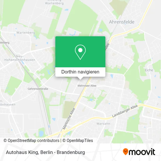 Autohaus King Karte