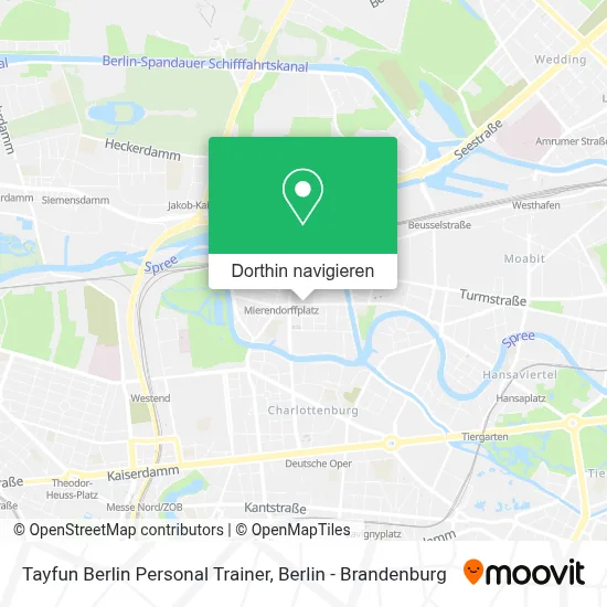 Tayfun Berlin Personal Trainer Karte