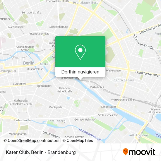Kater Club Karte