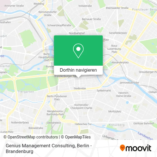 Genius Management Consulting Karte