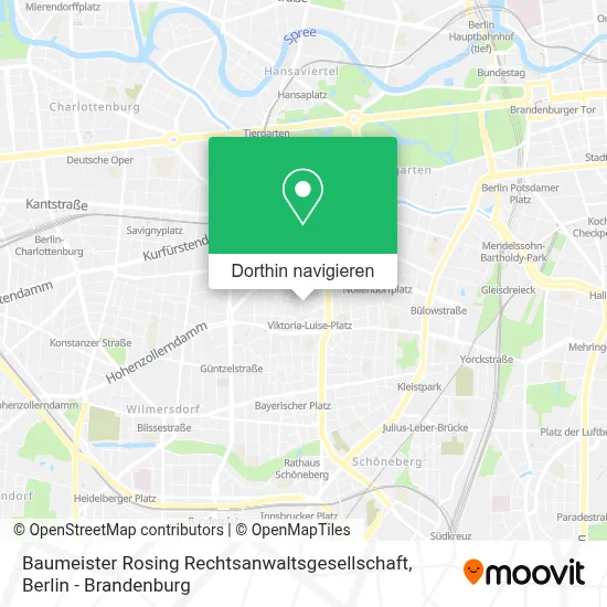 Baumeister Rosing Rechtsanwaltsgesellschaft Karte