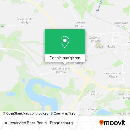 Autoservice Baer Karte